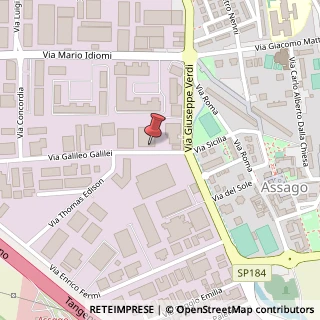 Mappa Via Galileo Galilei, 14, 20090 Assago, Milano (Lombardia)