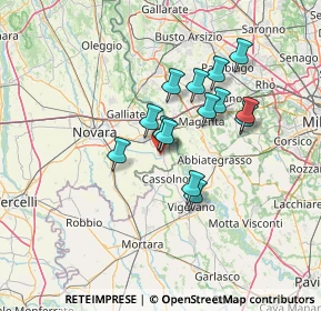 Mappa Via Lobrino, 28065 Cerano NO, Italia (10.81214)