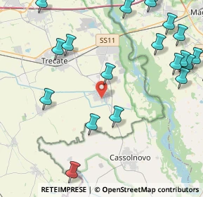 Mappa Via Lobrino, 28065 Cerano NO, Italia (5.75)