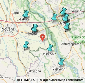 Mappa Via Lobrino, 28065 Cerano NO, Italia (8.37526)