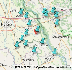 Mappa Via Lobrino, 28065 Cerano NO, Italia (7.91)