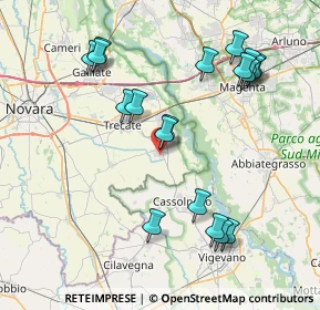 Mappa Via Lobrino, 28065 Cerano NO, Italia (8.44263)
