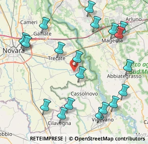 Mappa Via Lobrino, 28065 Cerano NO, Italia (9.7715)