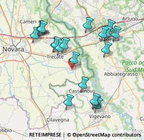 Mappa Via Lobrino, 28065 Cerano NO, Italia (7.9435)