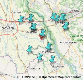 Mappa Via Lobrino, 28065 Cerano NO, Italia (6.748)