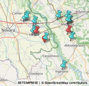 Mappa Via Lobrino, 28065 Cerano NO, Italia (8.13133)