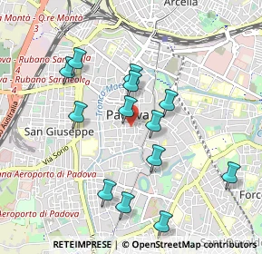 Mappa Via Soncin, 35122 Padova PD, Italia (0.91308)