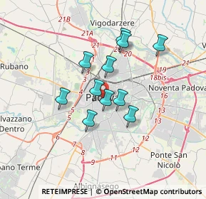 Mappa Via Soncin, 35121 Padova PD, Italia (2.63182)