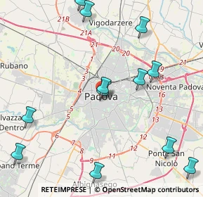 Mappa Via Soncin, 35122 Padova PD, Italia (5.48308)