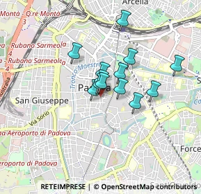 Mappa Via S. Martino e Solferino, 35100 Padova PD, Italia (0.57385)