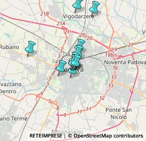 Mappa Via San Martino e Solferino, 35122 Padova PD, Italia (2.10364)