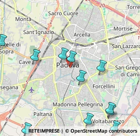 Mappa Via S. Martino e Solferino, 35100 Padova PD, Italia (2.76583)