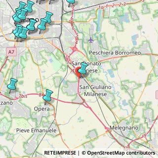 Mappa Via Per Civesio, 20097 San Donato Milanese MI, Italia (7.653)