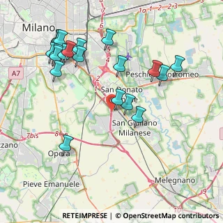 Mappa Via Per Civesio, 20097 San Donato Milanese MI, Italia (4.508)