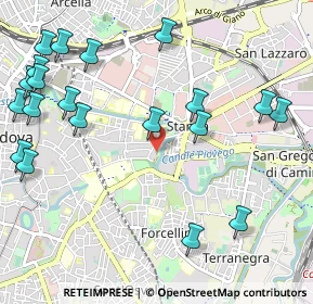 Mappa Via Giuseppe Orus, 35129 Padova PD, Italia (1.3575)