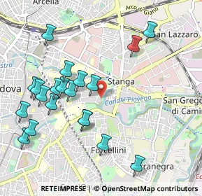 Mappa Via Giuseppe Orus, 35129 Padova PD, Italia (1.095)
