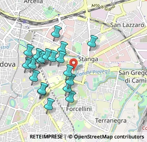 Mappa Via Giuseppe Orus, 35129 Padova PD, Italia (0.89)