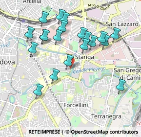Mappa Via Giuseppe Orus, 35129 Padova PD, Italia (0.9825)