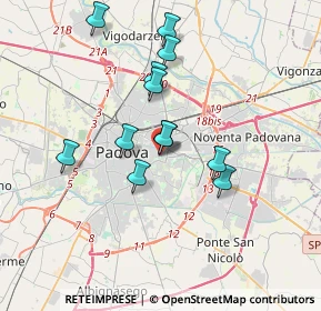 Mappa Via Giuseppe Orus, 35129 Padova PD, Italia (3.07917)