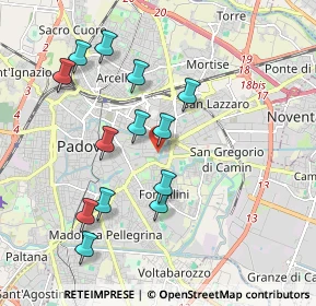 Mappa Via Giuseppe Orus, 35129 Padova PD, Italia (1.87923)