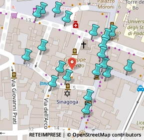 Mappa Via delle Piazze, 35122 Padova PD, Italia (0.0655)