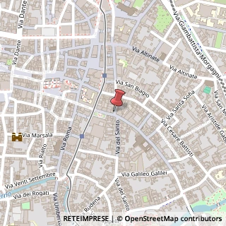 Mappa Via Zabarella, 3, 35121 Padova, Padova (Veneto)