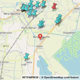 Mappa Via Primo Maggio, 30034 Mira VE, Italia (2.9655)