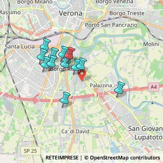 Mappa Via Benso di Ariolfo, 37134 Verona VR, Italia (1.56)