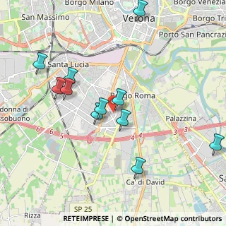 Mappa Via Roncisvalle, 37135 Verona VR, Italia (2.00909)