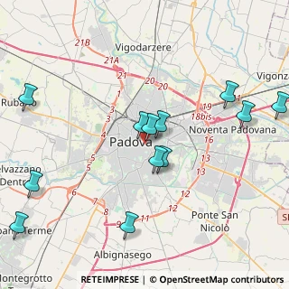Mappa Via Agnusdei, 35121 Padova PD, Italia (4.54333)