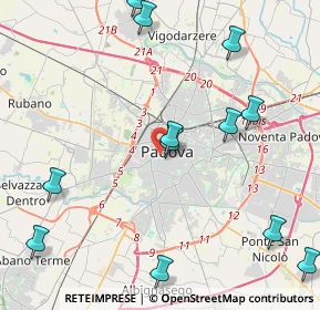 Mappa Via Concariola, 35139 Padova PD, Italia (5.56846)