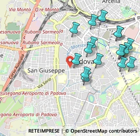 Mappa Via Concariola, 35139 Padova PD, Italia (1.08588)