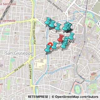 Mappa Via Concariola, 35139 Padova PD, Italia (0.3775)