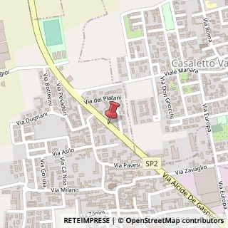 Mappa Viale Alcide De Gasperi,  43, 26017 Trescore Cremasco, Cremona (Lombardia)