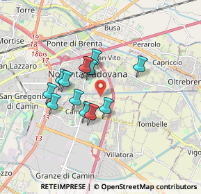 Mappa Via Sabbioni, 35127 Padova PD, Italia (1.33538)