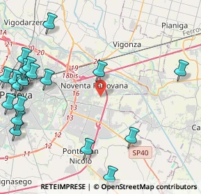 Mappa Via Sabbioni, 35127 Padova PD, Italia (6.0645)