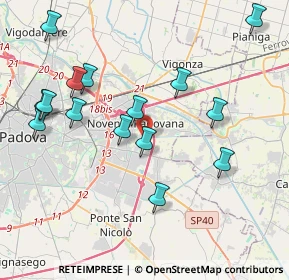 Mappa Via Sabbioni, 35127 Padova PD, Italia (4.24733)