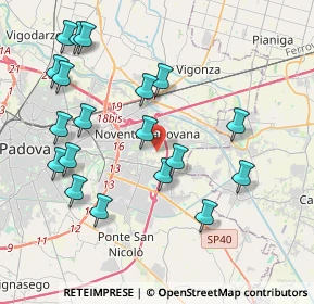 Mappa Via Sabbioni, 35127 Padova PD, Italia (4.31158)
