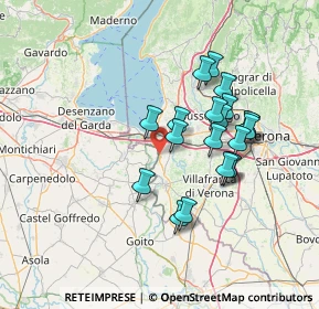 Mappa Via delle Alpi, 37067 Valeggio sul Mincio VR, Italia (12.2925)