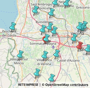 Mappa Via Alcide De Gasperi, 37066 Sommacampagna VR, Italia (9.628)