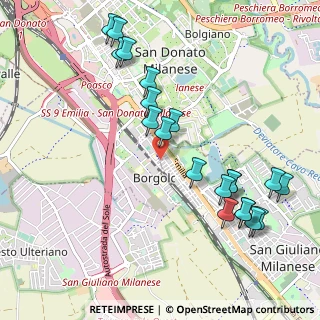 Mappa Via Certosa, 20098 San Giuliano Milanese MI, Italia (1.121)
