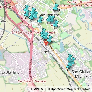 Mappa Via Certosa, 20098 San Giuliano Milanese MI, Italia (1.02)
