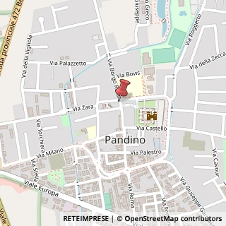 Mappa Via Umberto I°, 2, 26025 Pandino, Cremona (Lombardia)