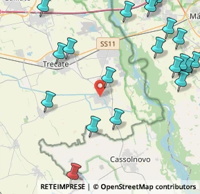 Mappa Via Cavour, 28065 Cerano NO, Italia (5.695)