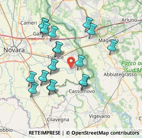 Mappa Via Cavour, 28065 Cerano NO, Italia (7.124)