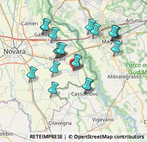 Mappa Via Cavour, 28065 Cerano NO, Italia (6.661)