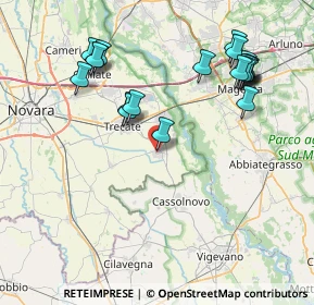 Mappa Via Cavour, 28065 Cerano NO, Italia (8.653)