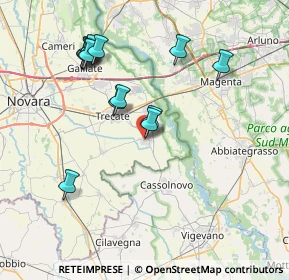Mappa Via Cavour, 28065 Cerano NO, Italia (7.54615)