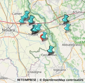 Mappa Via Cavour, 28065 Cerano NO, Italia (6.68)