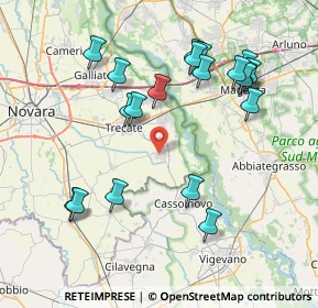 Mappa Via Cavour, 28065 Cerano NO, Italia (8.306)